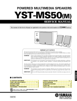 Yamaha YSTMS-50 - Service Manual 